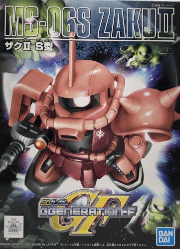 Bandai SD MS-06S Zaku II makett