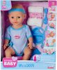 Simba Toys My Love Újszülött baba világoskék kiegészítőkkel 105030044