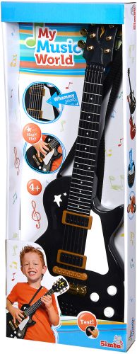 Simba Toys My Music World MMW rockgitár - Fekete 106837110F