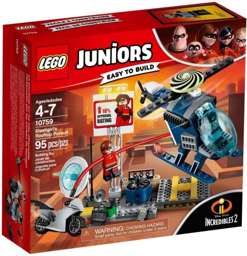 10759 LEGO® Juniors A Hihetetlen család - Nyúlányka üldözése a háztetőn