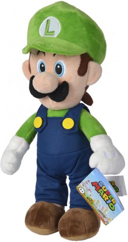 Simba Toys Super Mario 109231011 Luigi plüss figura 30cm