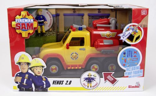 Simba Toys Fireman Sam Sam a tűzoltó játék: Venus 2.0 tűzoltóautó Penny figurával 109251094038