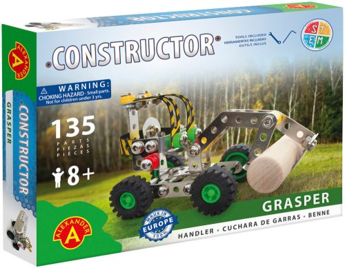 Alexander Toys Constructor Grasper munkagép fém építőjáték 1258A