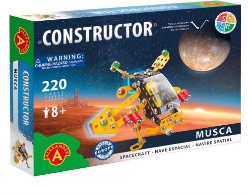 Alexander Toys Constructor Kutató űrhajó modell fém építőjáték 1612