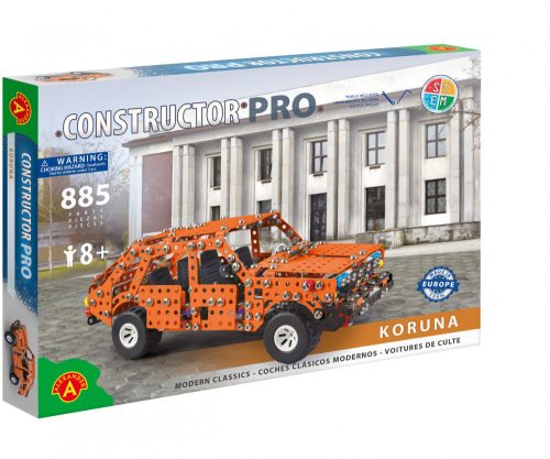 Alexander Toys Constructor Pro Koruna személyautó fém építőjáték 1910
