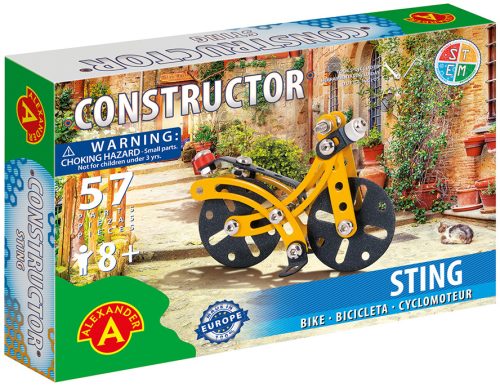 Alexander Toys Constructor Kerékpár fém építőjáték 1952A