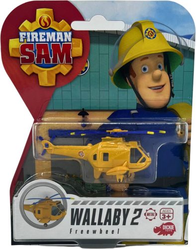 Dickie Toys Fireman Sam Sam a tűzoltó jármű - Wallaby helikpoter 203091000038HE
