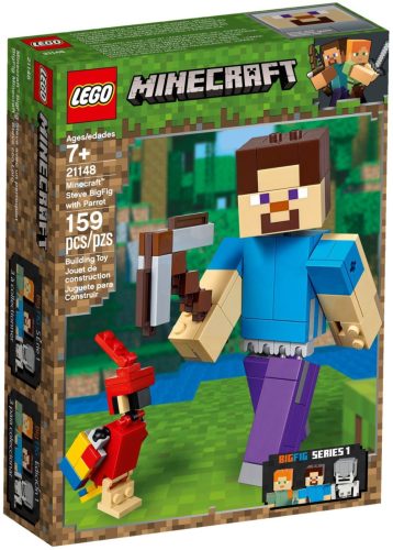 21148 LEGO® Minecraft™ Minecraft™ BigFig Steve papagájjal