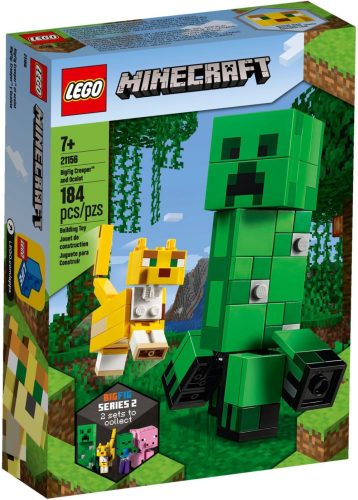 21156 LEGO® Minecraft™ BigFig Creeper™ és Ocelot