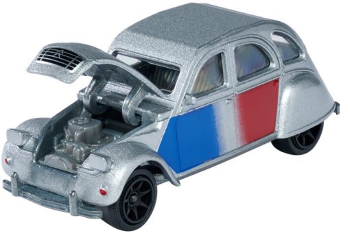 Majorette Vintage Deluxe metal kisautó fém dobozzal - Citroën 2 CV