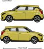 Majorette  Street Cars Suzuki Swift Sport sárga 212053051Q05