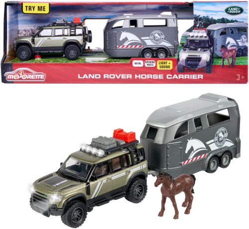 Majorette  Land Rover lószállító játékszett