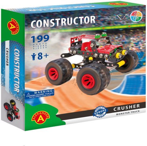 Alexander Toys Constructor Crusher monster truck fém építőjáték 2179