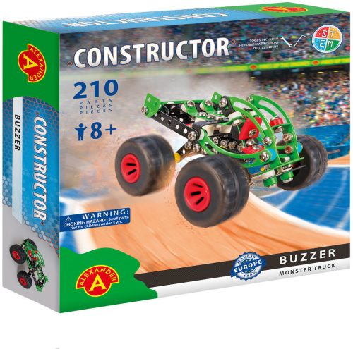 Alexander Toys Constructor Buzzer monster truck fém építőjáték 2182A