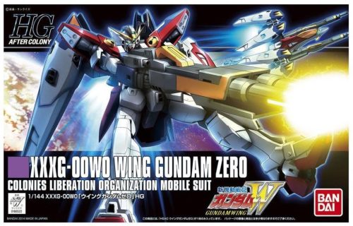 Bandai HG XXXG-OOWO Gundam Wing Zero 1/144 makett
