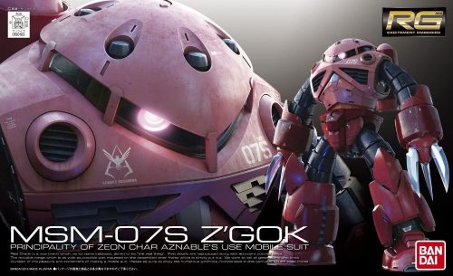 Bandai RG MSM-07S Z'gok Char's Custom 1/144 makett
