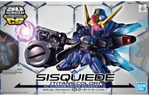 Bandai SD Gundam Cross Silhouette Sisquiede (Titans Color) makett