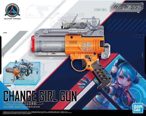 Bandai Girl Gun Lady hange Girl Gun Ver. Alpha Tango 1/1 fegyver makett