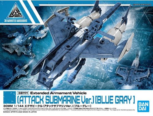 Bandai 30MM Extended Armament Vehicle (Attack Submarine Ver.) [BLUE GRAY] Kiegészítő Jármű 1/144 maketthez