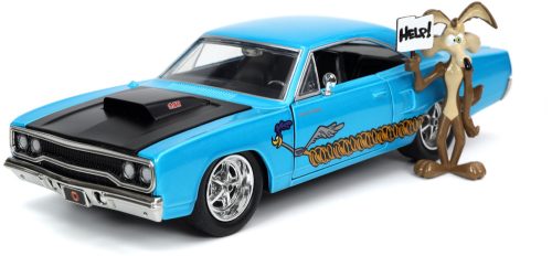 Jada Toys Looney Tunes Prérifarkas és 1970 Plymouth RoadRunner 1:24 fém játékautó 253255028