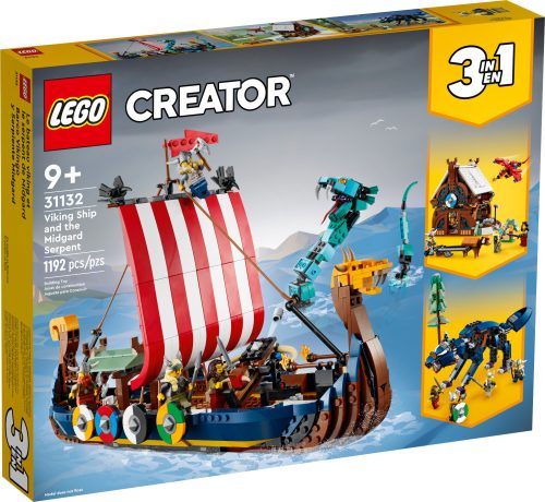 31132 LEGO® Creator Viking hajó és a Midgard kígyó