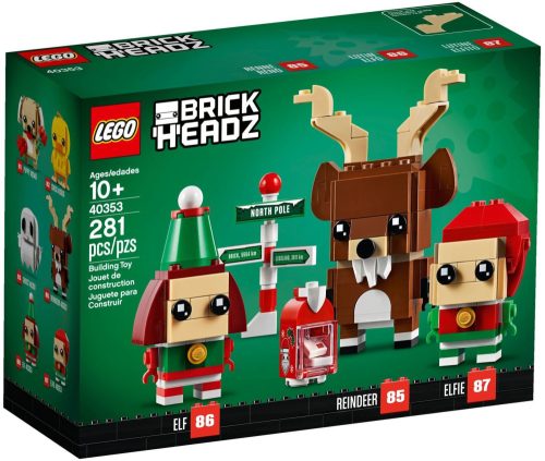 40353 LEGO® BrickHeadz Rénszarvas, Manó és Manólány