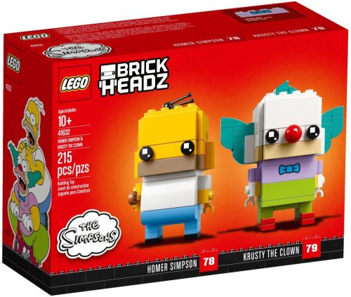 41632 LEGO® Brickheadz Homer Simpson és Ropi, a bohóc