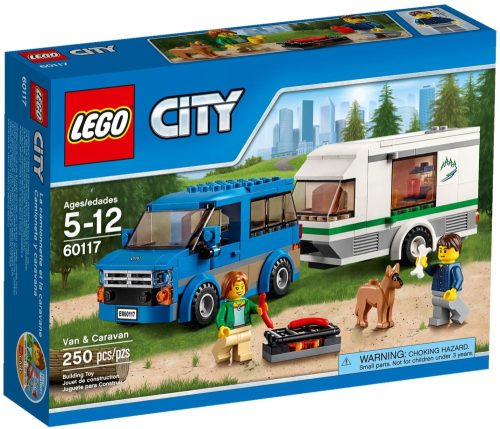 60117 LEGO® City Furgon és lakókocsi