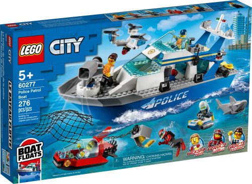60277 LEGO® City Rendőrségi járőrcsónak