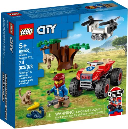 60300 LEGO® City Vadvilági ATV mentőjármű