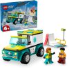 60403 LEGO® City Mentőautó és snowboardos