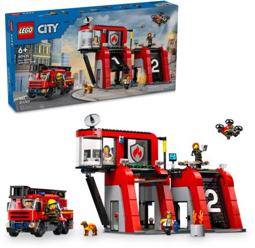 60414 LEGO® City Tűzoltóállomás és tűzoltóautó