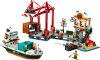 60422 LEGO® City Tengerparti kikötő teherszállító hajóval