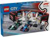 60444 LEGO® City F1®-es garázs, Mercedes-AMG és Alpine autók