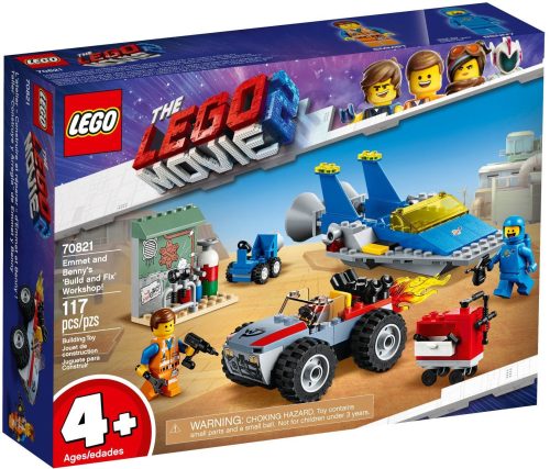 70821 LEGO® The LEGO® Movie 2™ Emmet és Benny Építő és javító műhelye!