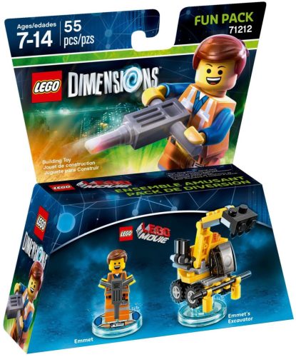 71212 LEGO® Dimensions® Fun Pack - The LEGO Movie Emmet and Emmet's Excavator