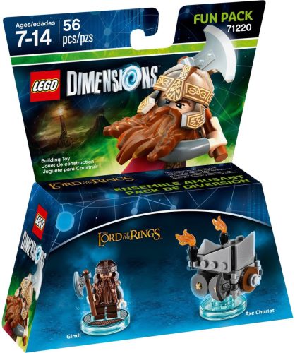 71220 LEGO® Dimensions® Fun Pack - The Lord of the Rings Gimli and Axe Chariot