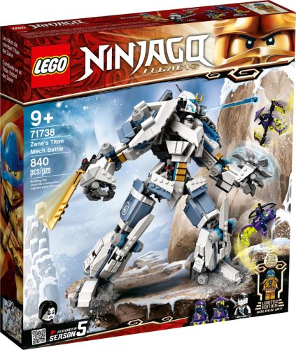 71738 LEGO® NINJAGO® Zane mechanikus Titánjának csatája