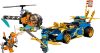 71776 LEGO® NINJAGO® Jay és Nya EVO versenyautója