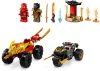 71789 LEGO® NINJAGO® Kai és Ras autós és motoros csatája