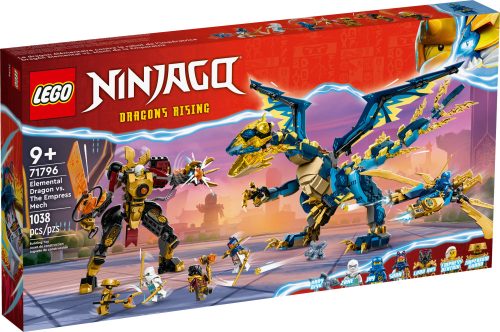 71796 LEGO® NINJAGO® Elemi sárkányok vs. A császárnő robotja