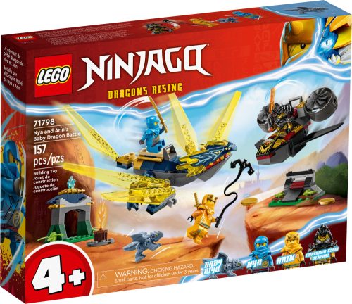 71798 LEGO® NINJAGO® Nya és Arin csatája a kis sárkány ellen