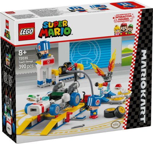 72035 LEGO® Super Mario™ Mario Kart™ – Toad garázsa