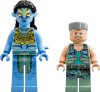 75571 LEGO® Avatar Neytiri és Thanator az  AMP Suit-os Quaritch ellen