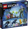75571 LEGO® Avatar Neytiri és Thanator az  AMP Suit-os Quaritch ellen