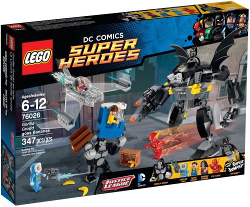 76026 LEGO® DC Comics™ Super Heroes Grodd gorilla elveszti a fejét