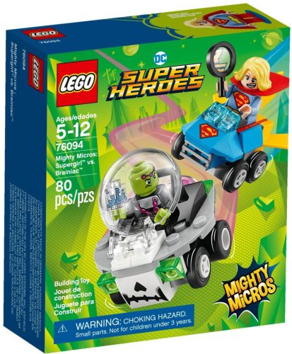 76094 LEGO® DC Comics™ Super Heroes Mighty Micros: Supergirl™ és Brainiac™ összecsapása