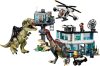 76949 LEGO® Jurassic World™ Giganotosaurus és therizinosaurus támadás