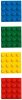 853915 LEGO® Xtra 4 x 4 kocka mágnes klasszikus színekben