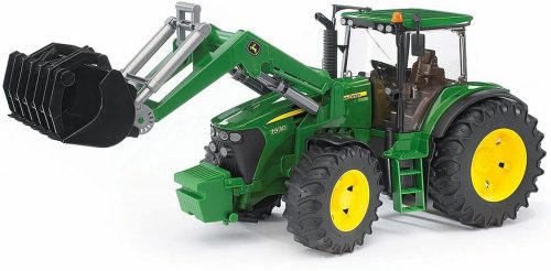 Bruder 03051 John Deere 7930 traktor homlokrakodóval